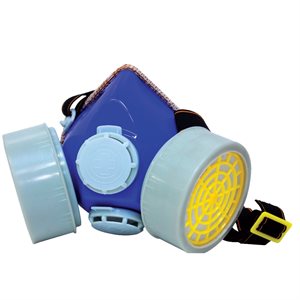 105501 RESPIRATOR MASK WITH 2 CARTRIDGE