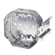 54151-LB OCTAGON METAL BOX WITH SIDE BRACKET AND CLAMPS
