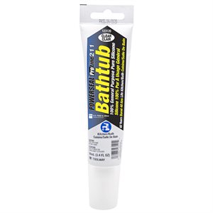 123120 POWERSEAL SILICONE BATHTUB 90ML CLEAR