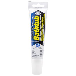 123121 POWERSEAL SILICONE BATHTUB 90ML WHITE