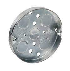 56111 ELECTRIC METAL BOX ROUND 1/2" PANCAKE BOX