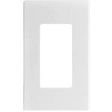 SCREWLESS SWITCH COVER PLATE DECORA WHITE 1,2,3,4 GANG.