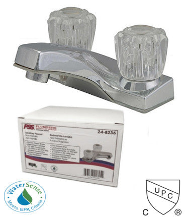 FAUCET 2 HANDLE LAVATORY CHROME