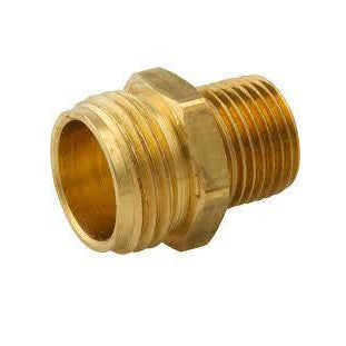 26-196-D GARDEN HOSE ADP 1/2MIP X 3/4MALE GH
