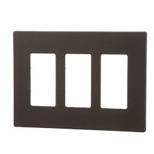 SCREWLESS SWITCH COVER PLATE DECORA BLACK 1,2,3,4 GANG