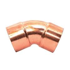 COPPER ELBOW 45 DEG 1/2", 3/4", 1"