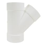 PVC WYE 4" HUB AND SPIGOT