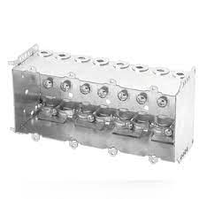 2104-LLE4-4 GANG METAL DEVICE BOX