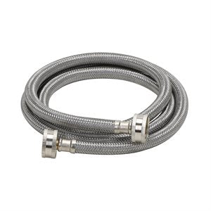 SS FLEX. WASHING MACHINE HOSE 48'',60'' & 72'' & 120''