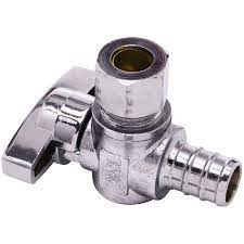 PEX ANGLE VALVE 1/2PEX X 1/4COMP. 8090114