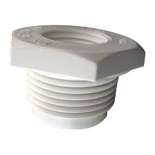 PVC BUSHING THREADED SCH 40 WHITE MPT X FPT