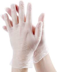 GLOVES DISPOSABLE VINYL CLEAR POWDER FREE S/MED/LAR/X.LAR