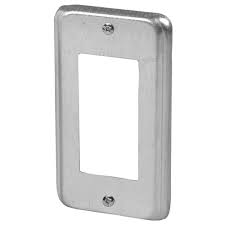 11C41 METAL SINGLE SWITCH DECORA COVER