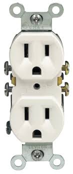 DUPLEX RECEPTACLE 15A 125V WHITE 5230-WCP