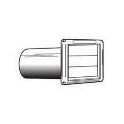 SVH4W EXHAUST VENT HOOD WHITE 4'' WITH PIPE