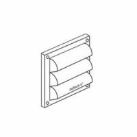 HSM5W FRESH AIR INTAKE VENT COVER 5'' WHITE WITH GRIT