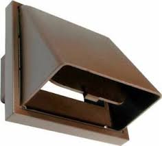 PVB4BZ VENT BROWN 4" WITH PIPE WITH FLAPPER