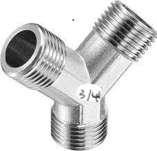 22731 GARDEN HOSE WYE 3/4 MALE GARDEN HOSE