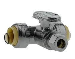 V30032 PUSH FIT TEE VALVE 1/2 X 1/2 X 3/8