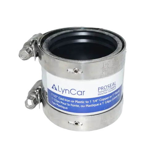 PC011125 PROSEAL TRANSITION COUPLING 11/2CI/PL X 11/4CU.