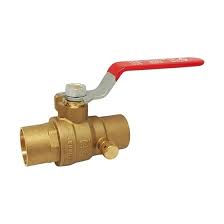 BALL VALVE COPPER WITH DRAIN