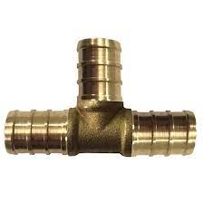BRASS PEX TEE 1/2''..1''