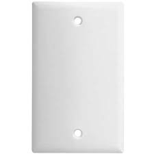 SWITCH COVER PLATE WHITE DEOCARA BLANK,1,2,3,4,5 GANG.