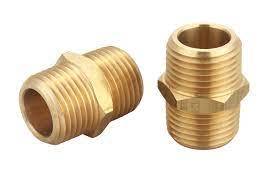 BRASS PIPE NIPPLE 1/2MPT
