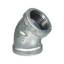 GALVANIZED STEEL ELBOW 45DEG