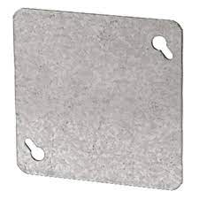 52C1 SQUARE METAL COVER PLATE 4 X 4