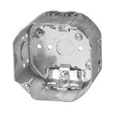 54171-L 21/8 DEEP OCTAGON METAL CEILING BOX