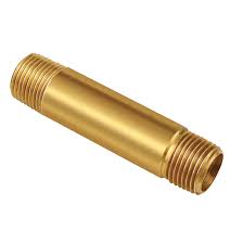 BRASS PIPE NIPPLE 1/2MPT