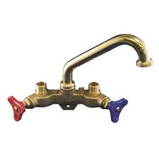 24-8008 LAUNDRY FAUCET 2 HANDLE BRASS