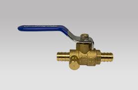 BALL VALVE PEX  WITH DRAIN   1/2"....1"