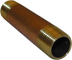 BRASS PIPE NIPPLE 1/2MPT