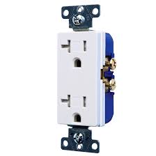 RECEPTACLE DECORA 20AMPS WHITE/IVORY