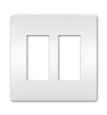 SCREWLESS SWITCH COVER PLATE DECORA WHITE 1,2,3,4 GANG.