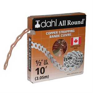 20-4075 COPPER STRAPPING 1/2 X 10FT