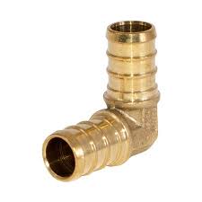 BRASS PEX ELBOW 1/2", 3/4" & 1"