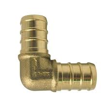 BRASS PEX ELBOW 1/2", 3/4" & 1"