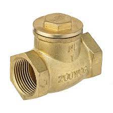 801100 BRASS CHECK VALVE THREADED 1