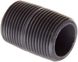 PVC PIPE NIPPLE SCH 80 GRAY 1/2",3/4",1"