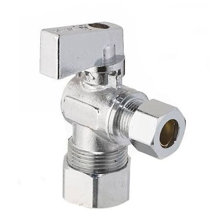 COMPRESSOR ANGLE VALVE 5/8 X 3/8OD