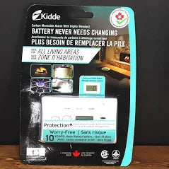 C3010-D-CA CARBON MONOXIDE ALARM + 10 YEARS NO CHANGE BATTERY