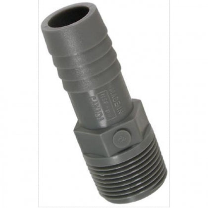 PVC HOSE ADAPTER MALE 3/4" X 3/4"