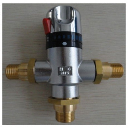 THERMOSTATIC MIXING VALVE THREADED MIP 1/2''--1''