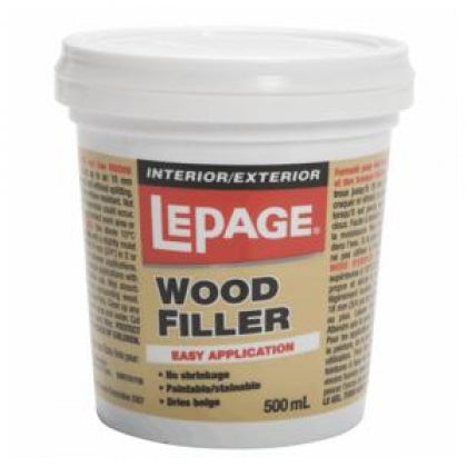 LATEX INTERIOR AND EXTERIOR WOOD FILLER 500ML